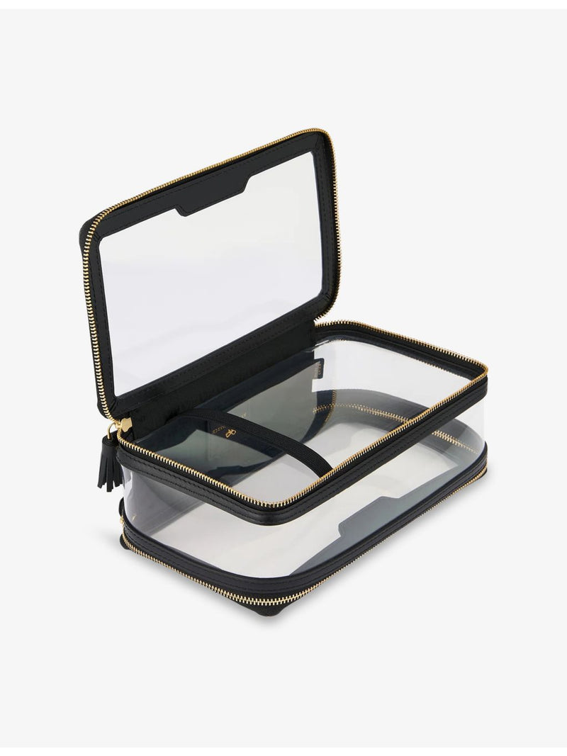 Anya Hindmarch logo-branded see-through plastic case, UK version