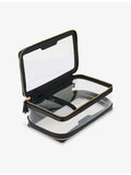 Anya Hindmarch logo-branded see-through plastic case, UK version