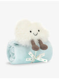 Jellycat Cloud faux-fur soother soft toy 34cm - British product