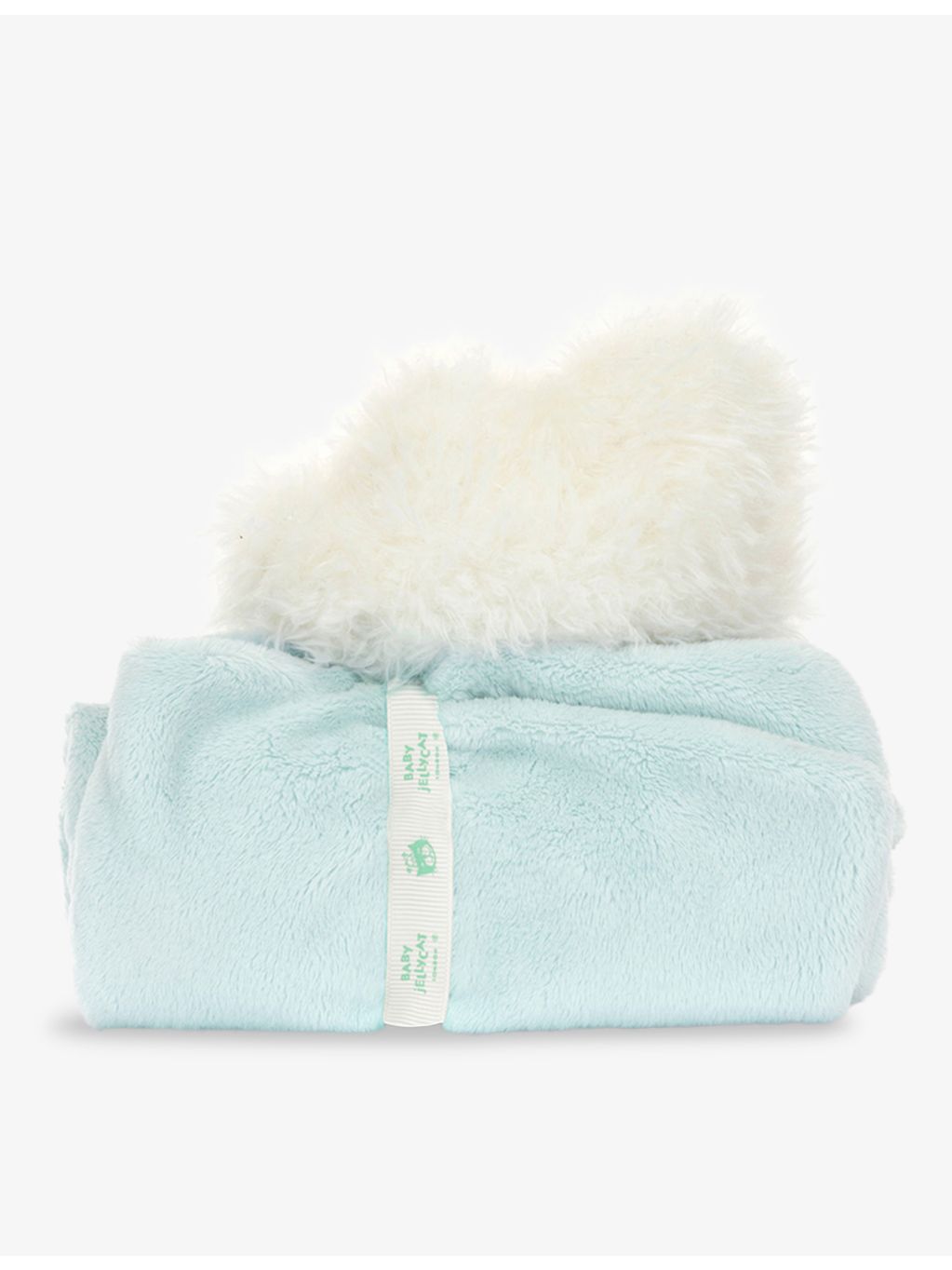 Jellycat Cloud faux-fur soother soft toy 34cm - British product