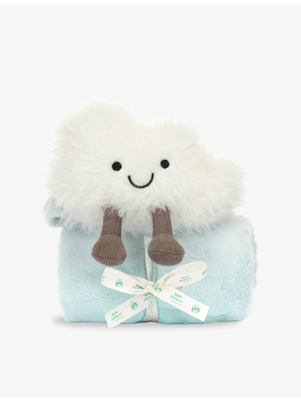 Jellycat Cloud faux-fur soother soft toy 34cm - British product