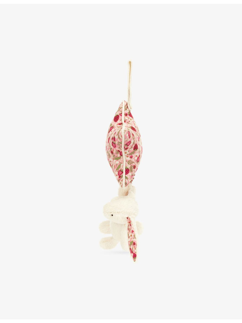 Jellycat Blossom Cream Bunny musical pull toy 30cm (British brand)