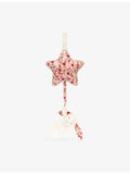 Jellycat Blossom Cream Bunny musical pull toy 30cm (British brand)