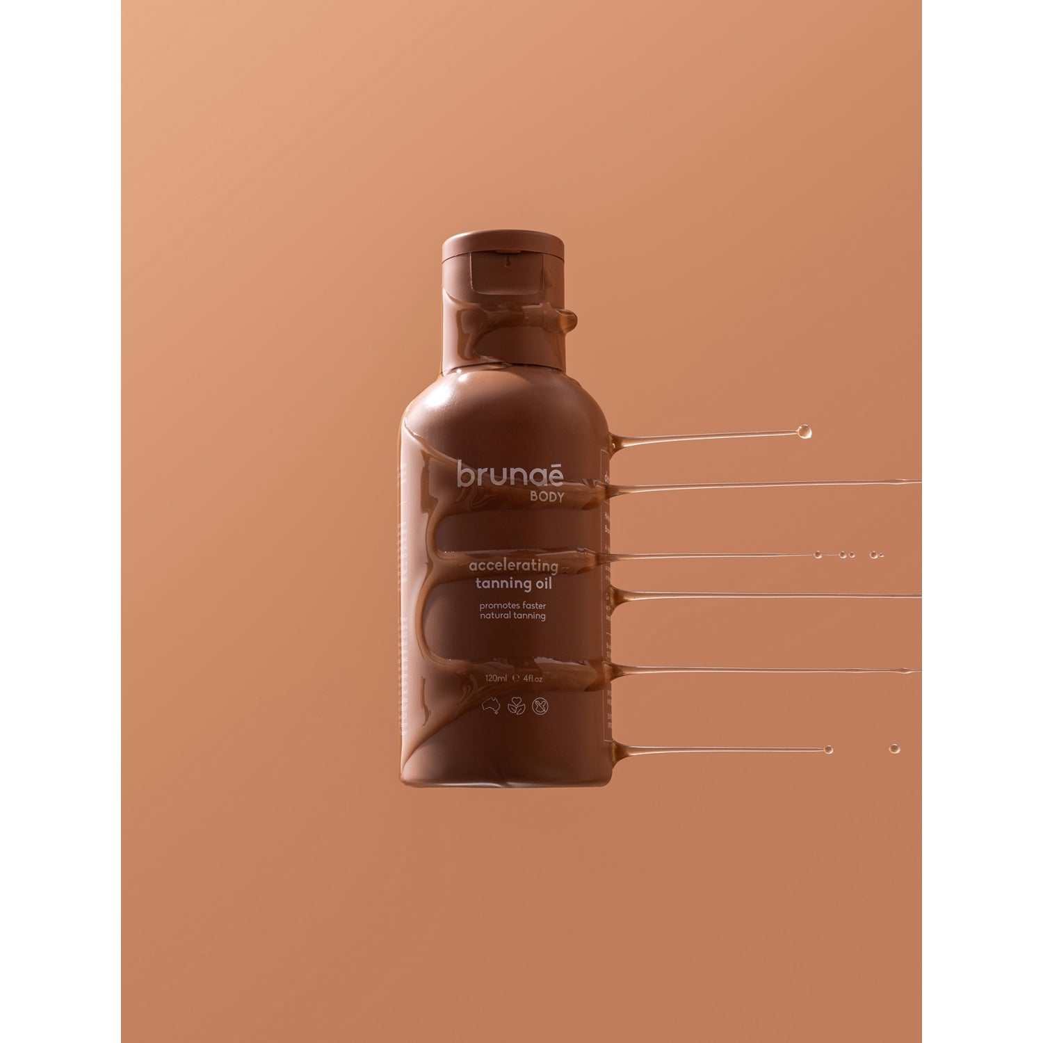 Bruna Body accelerating tanning oil 120ml, UK version