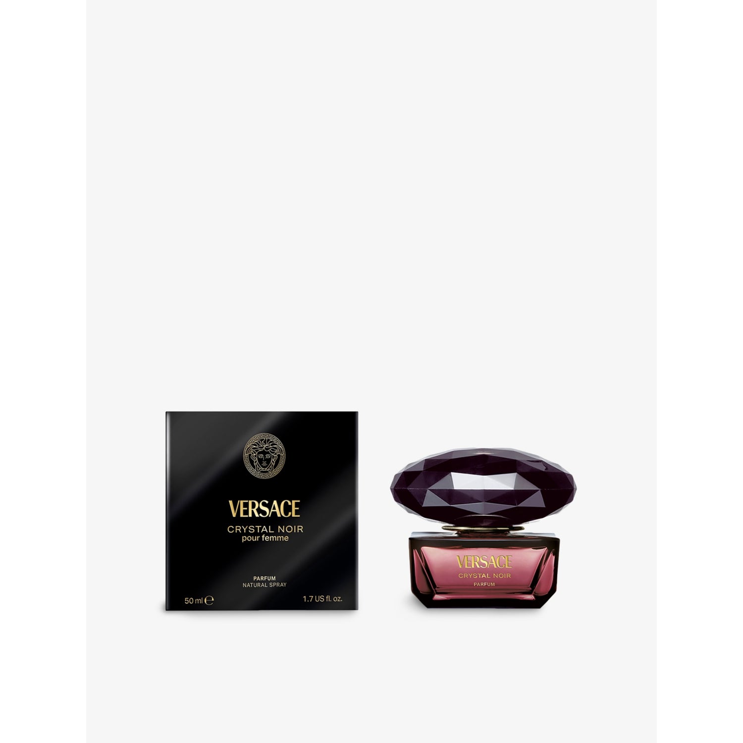 Versace Crystal Noir Eau de Parfum 50ml, imported from the UK