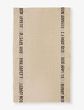 Charvet Editions Bon Appetit Linen Tea Towel 45cm x 75cm