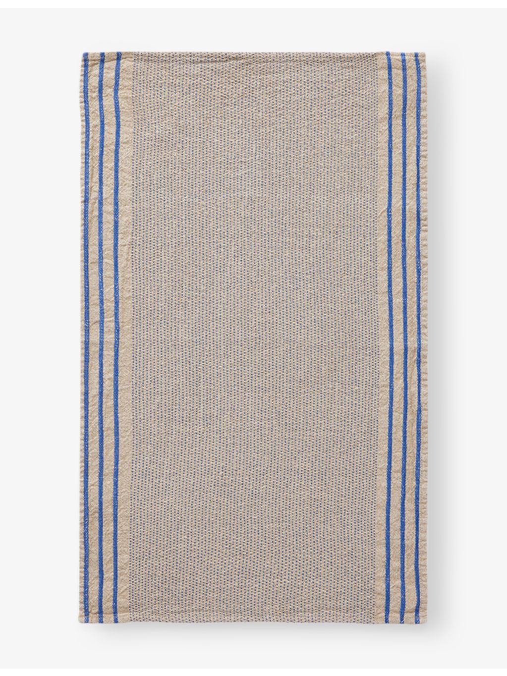 Charvet Editions striped linen tea towel 45x70cm, imported from the UK