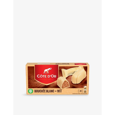 selfridges Côte d'Or Bouchee White Chocolate Pack of Eight 168g- Buy online at McGrocer