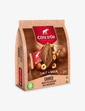Côte d'Or Carre milk chocolate whole nuts 200g, imported from the UK