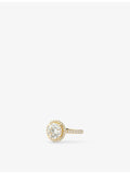 The Diamond Lab 3.14ct halo ring 18ct yellow gold, UK version
