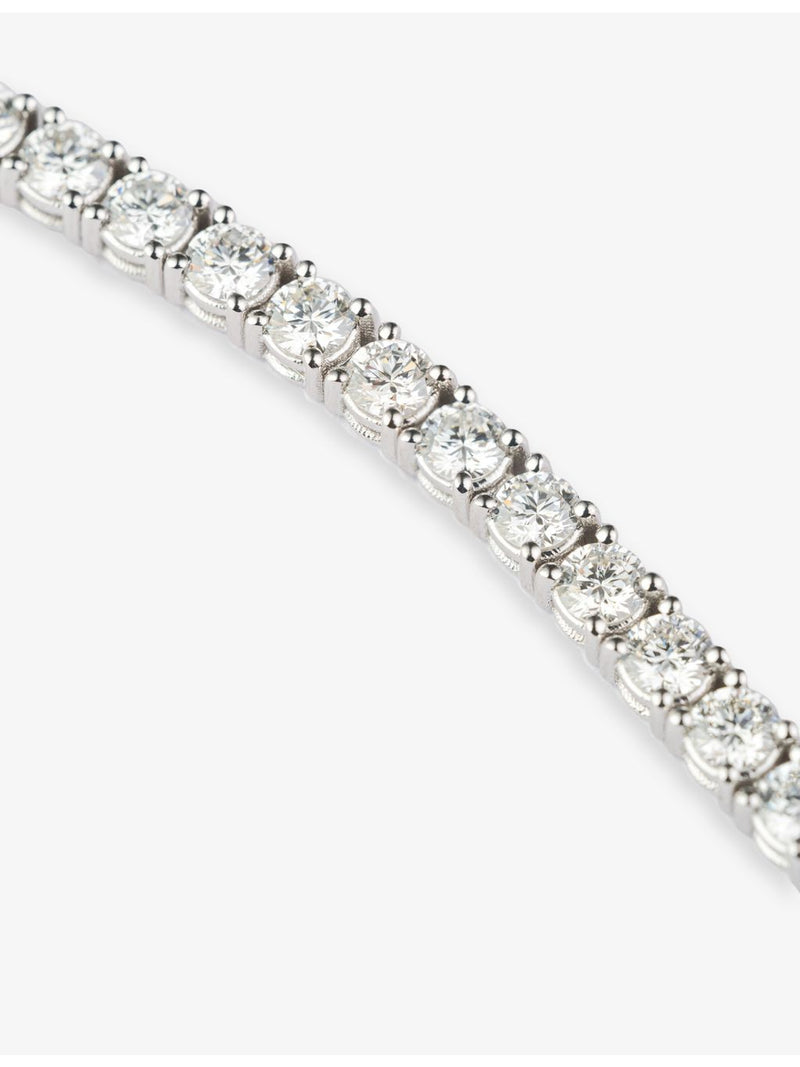 Diamond Lab 3ct lab-grown diamond tennis bracelet 18ct white gold (British brand)