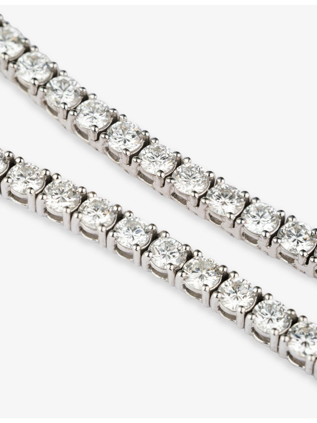 Diamond Lab 3ct lab-grown diamond tennis bracelet 18ct white gold (British brand)