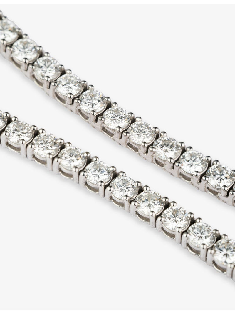 Diamond Lab 3ct lab-grown diamond tennis bracelet 18ct white gold (British brand)