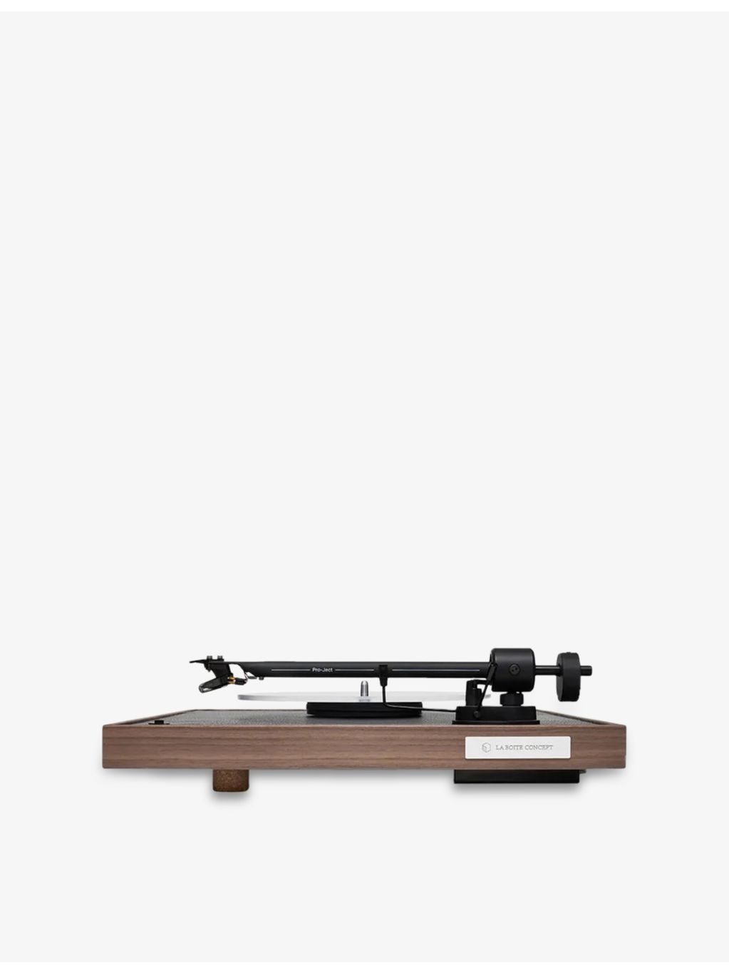 La Boite Concept SQUARE CC walnut turntable, UK version