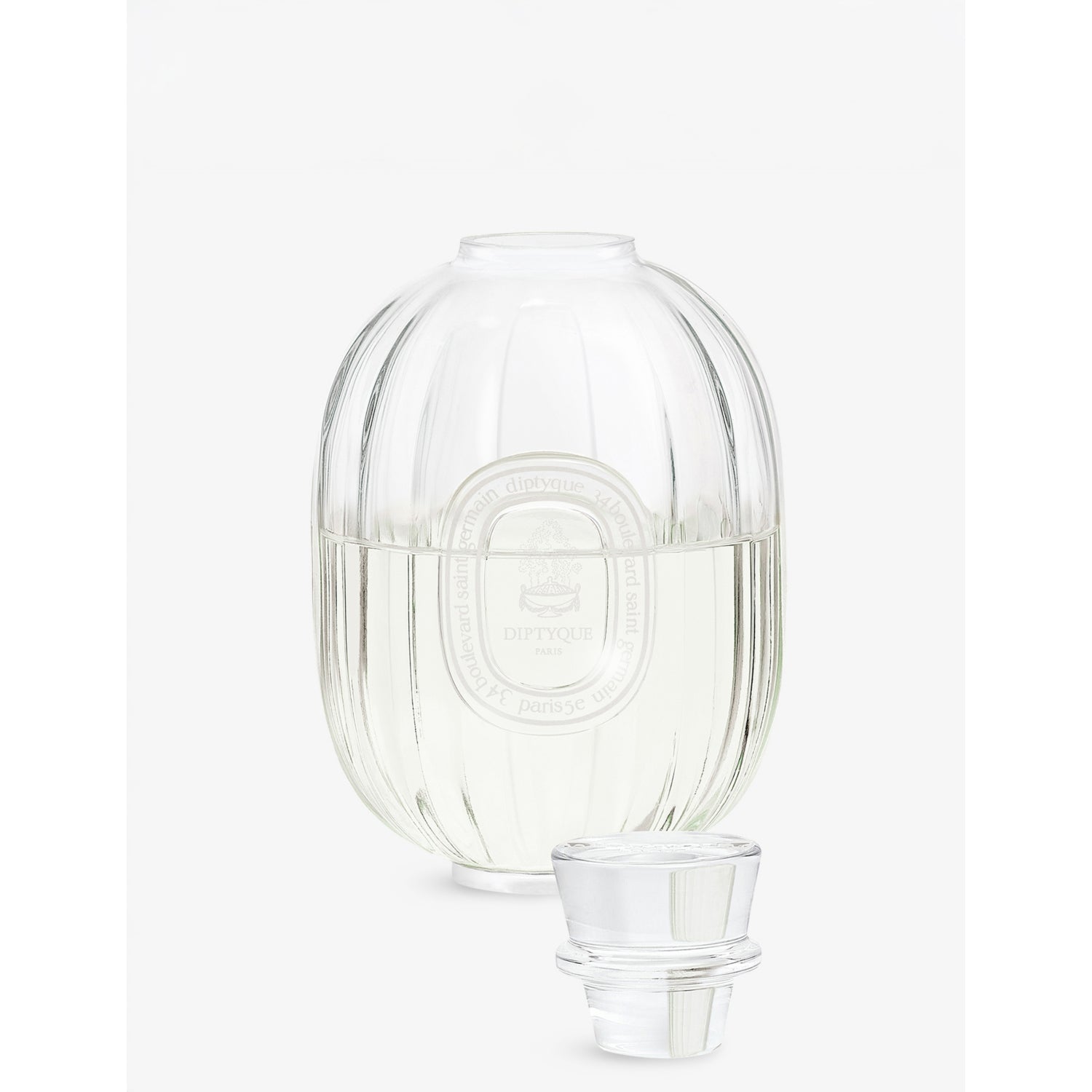 Diptyque glass diffuser stopper for home fragrance refills, imported from the UK