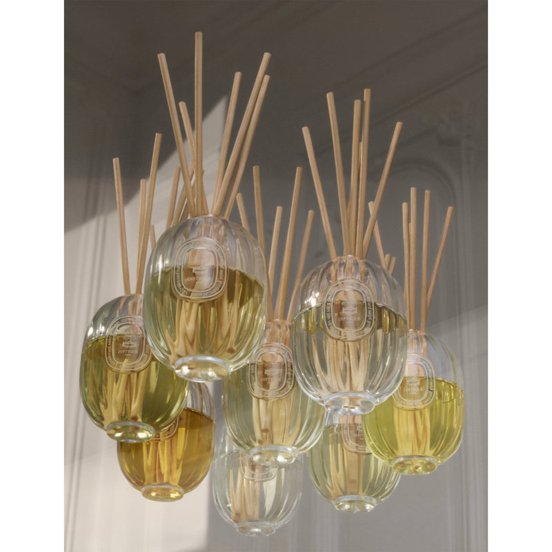Diptyque glass diffuser vessel ridged transparent 200ml (British brand)
