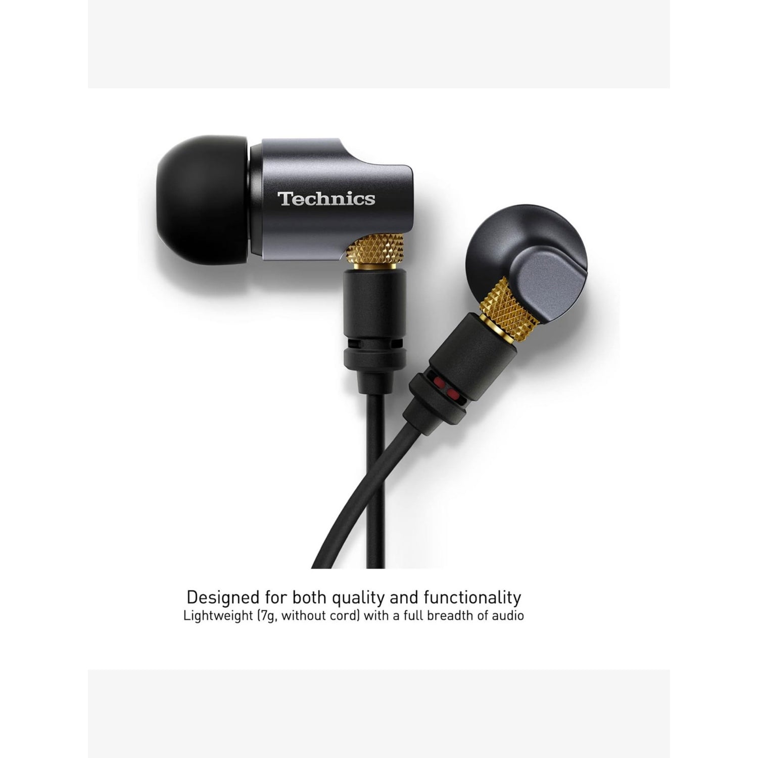Technics EAH-TZ700 in-ear monitors with MMCX cable, UK version