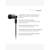 Technics EAH-TZ700 in-ear monitors with MMCX cable, UK version
