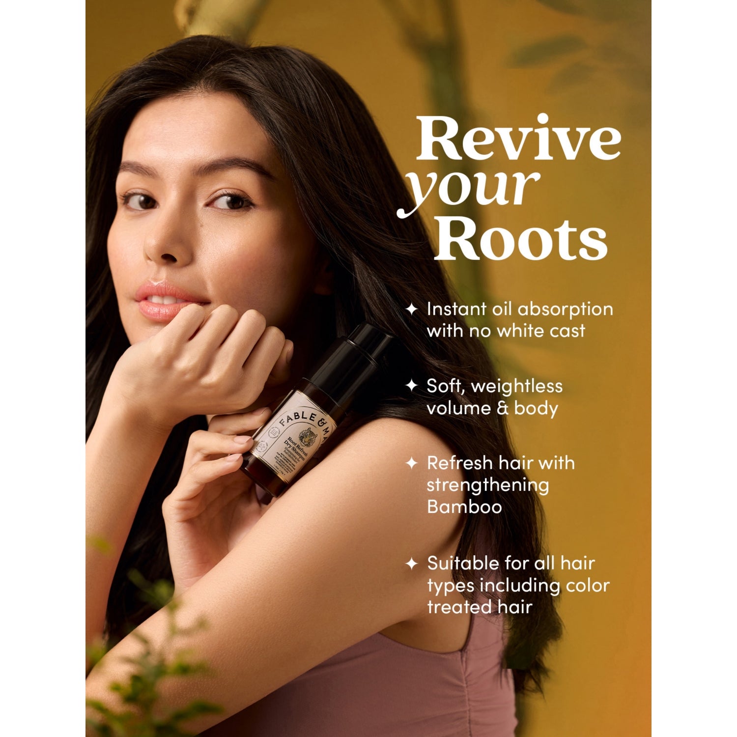 Fable & Mane Root Fresh dry shampoo 100ml (British brand)