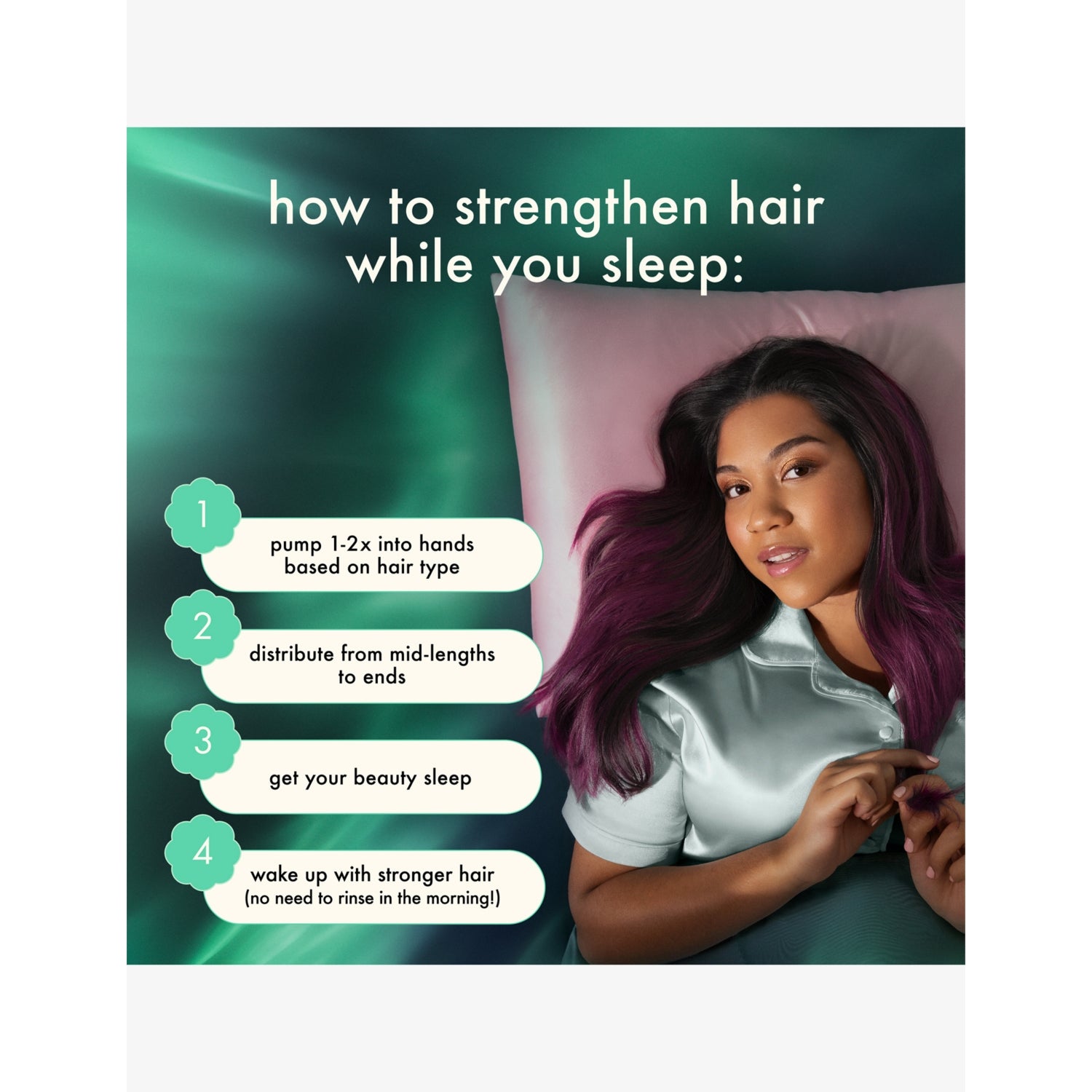 amika Midnight Mender overnight repair hair treatment 100ml - British product