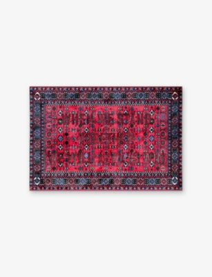 Seletti Always Win woven rug 120cm by 180cm - British product