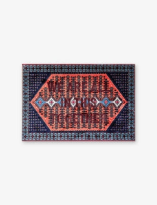 Seletti In This Together woven rug 120cm x 180cm (British brand)