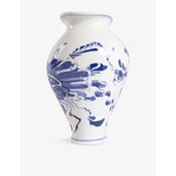 Diesel Living Seletti porcelain vase floral Delft 30cm, UK version