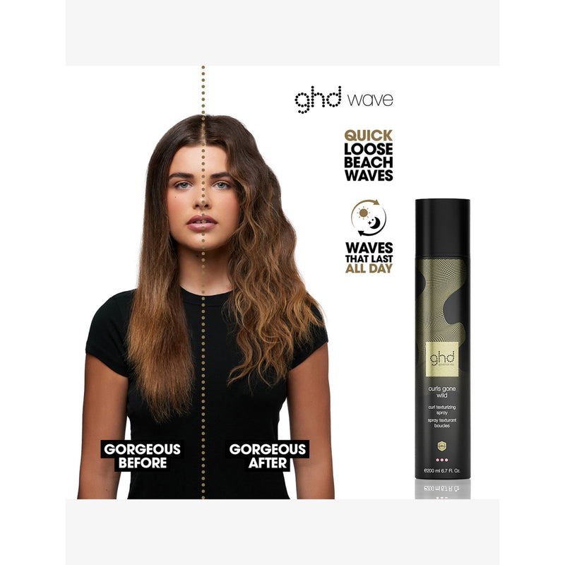 ghd Curls Gone Wild curl texturising spray 200ml (British brand)