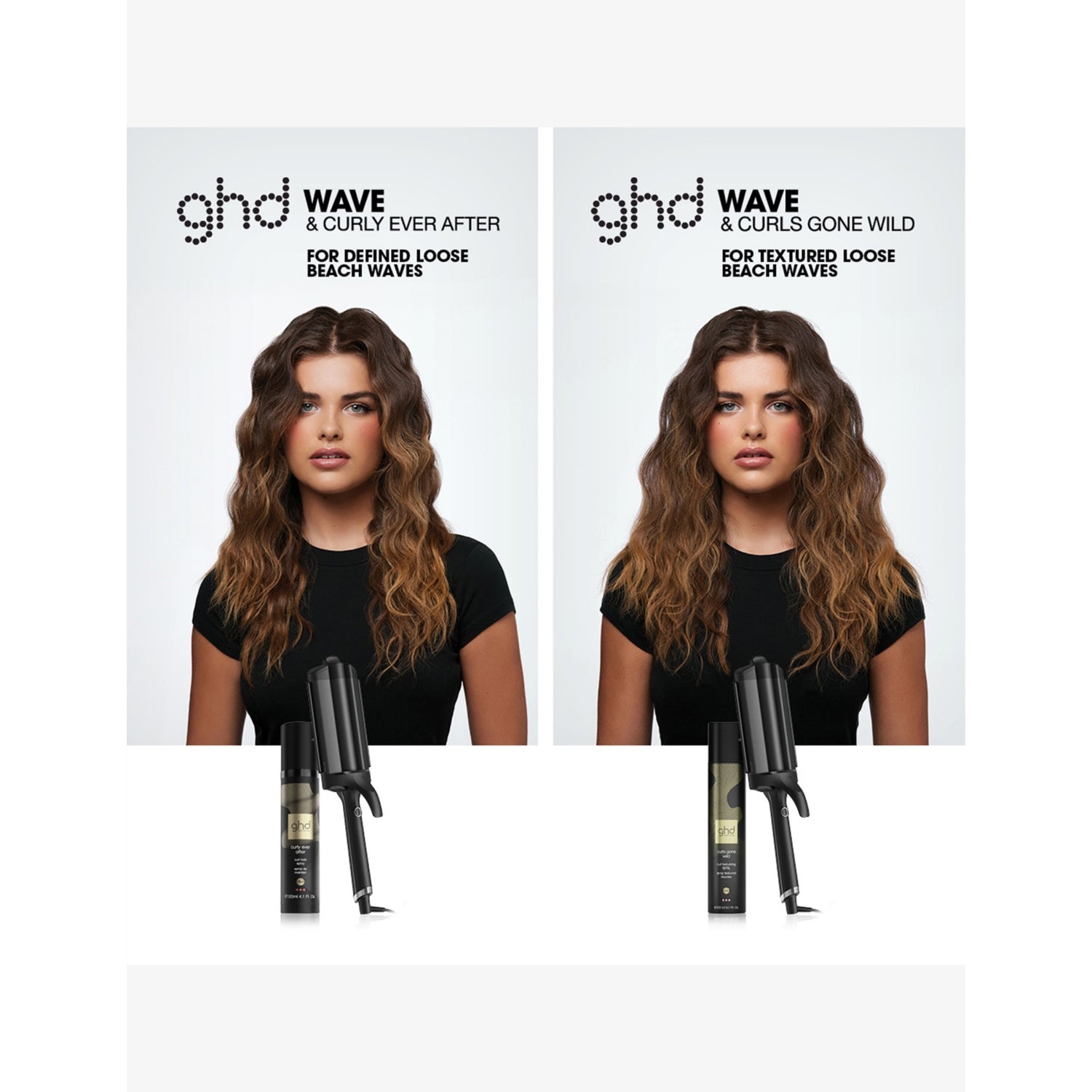 ghd Curls Gone Wild curl texturising spray 200ml (British brand)