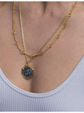Ece London 22ct gold vermeil chain necklace, imported from the UK