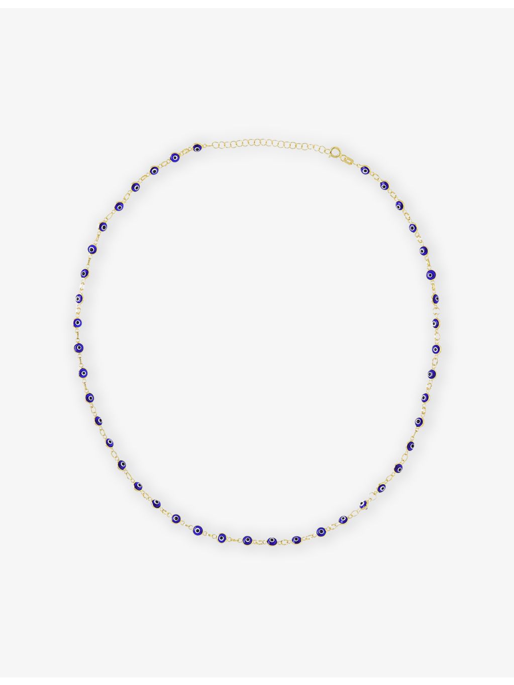 Ece London gold vermeil bracelet with evil-eye beads adjustable 44.5cm - British product