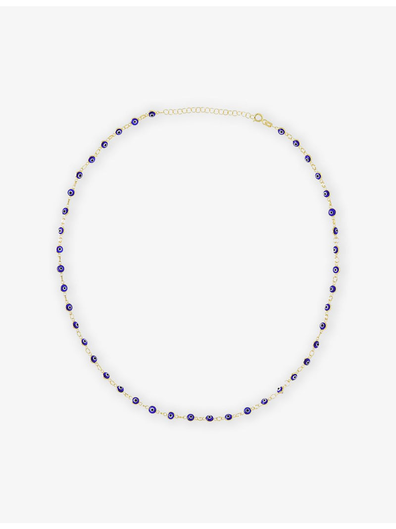 Ece London gold vermeil bracelet with evil-eye beads adjustable 44.5cm - British product