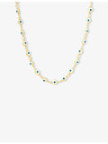 Ece London Nazar II gold vermeil necklace, imported from the UK