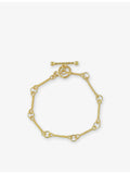 Ece London Roman Chain bracelet 22ct yellow gold vermeil 20cm (British brand)