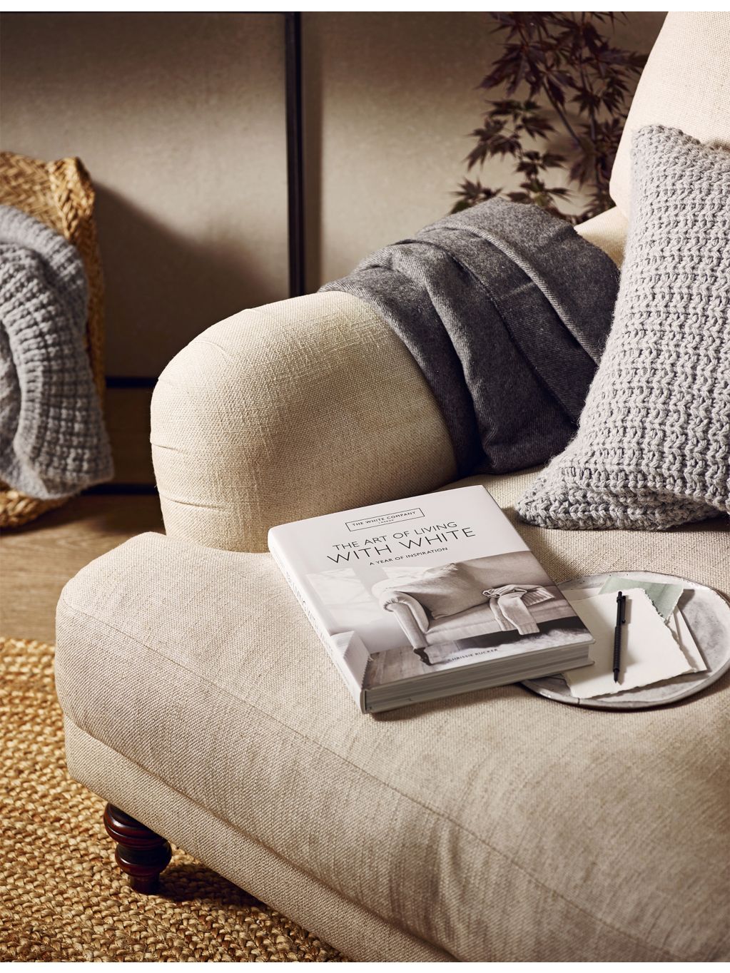 The White Company's Art of Living with White book (British brand)