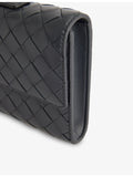 Bottega Veneta Andiamo flower leather clutch bag (British brand)