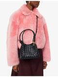 Bottega Veneta small leather shoulder bag, imported from the UK