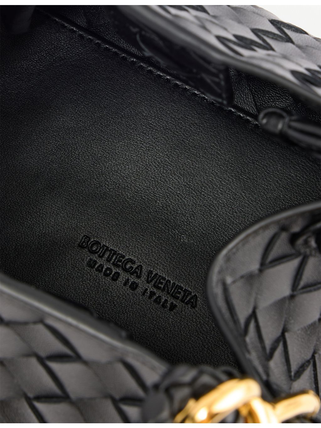 Bottega Veneta small leather shoulder bag, imported from the UK