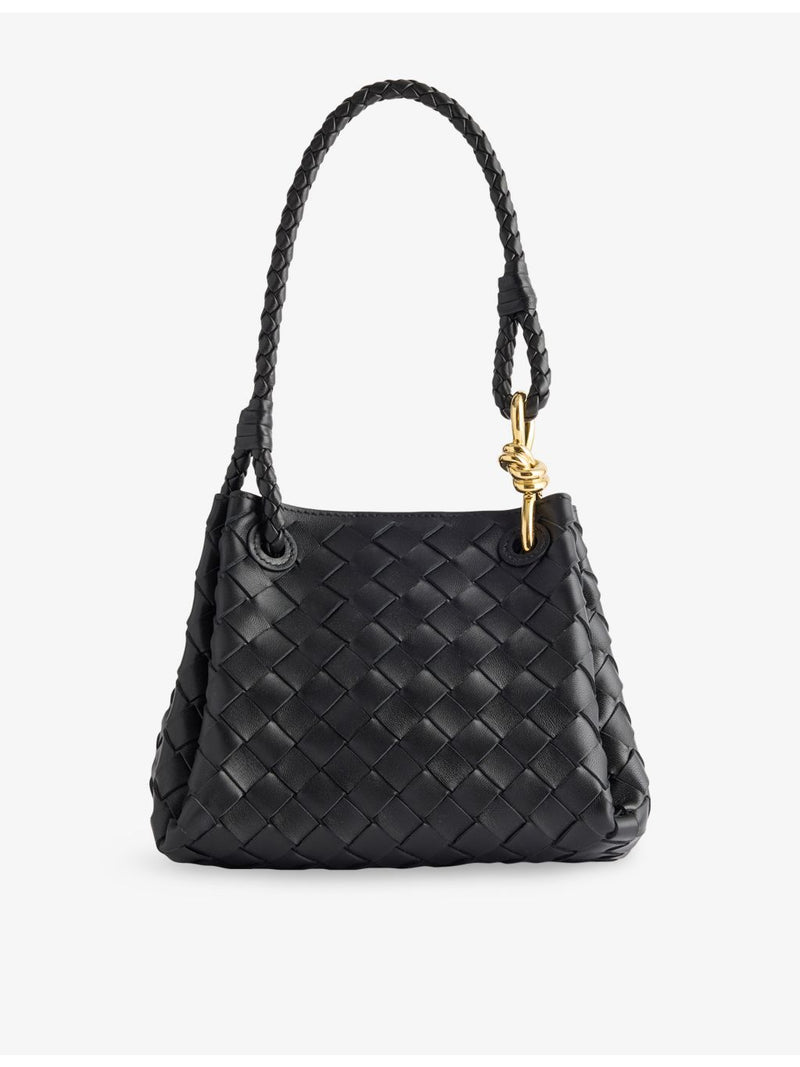 Bottega Veneta small leather shoulder bag, imported from the UK