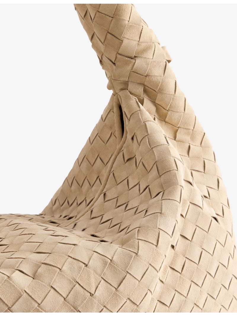 Bottega Veneta Hop large suede shoulder bag (British brand)