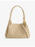 Bottega Veneta Parachute medium leather tote bag, imported from the UK