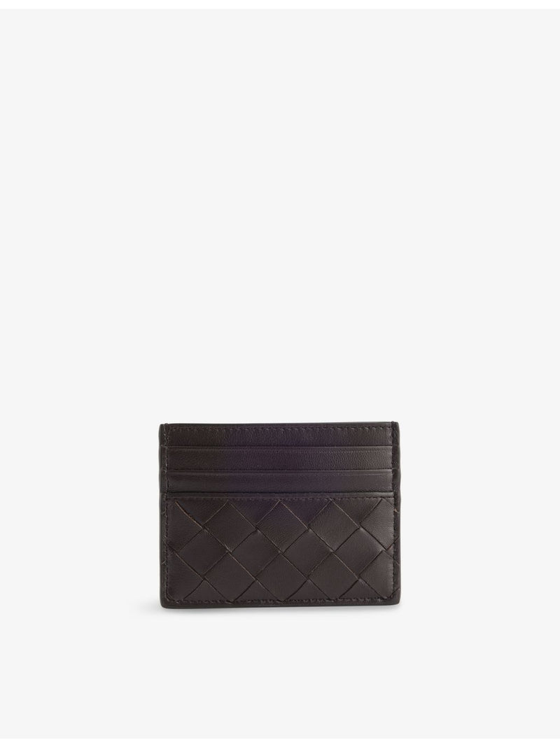 Bottega Veneta Intrecciato-Weave leather card holder nappa leather - British product