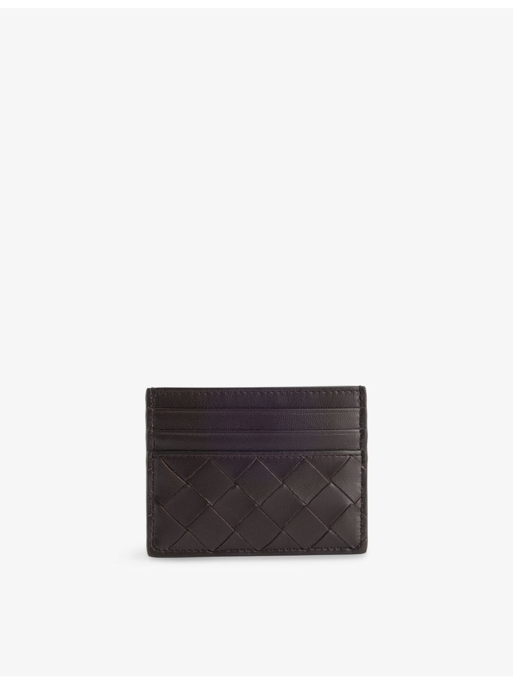 Bottega Veneta Intrecciato-Weave leather card holder nappa leather - British product