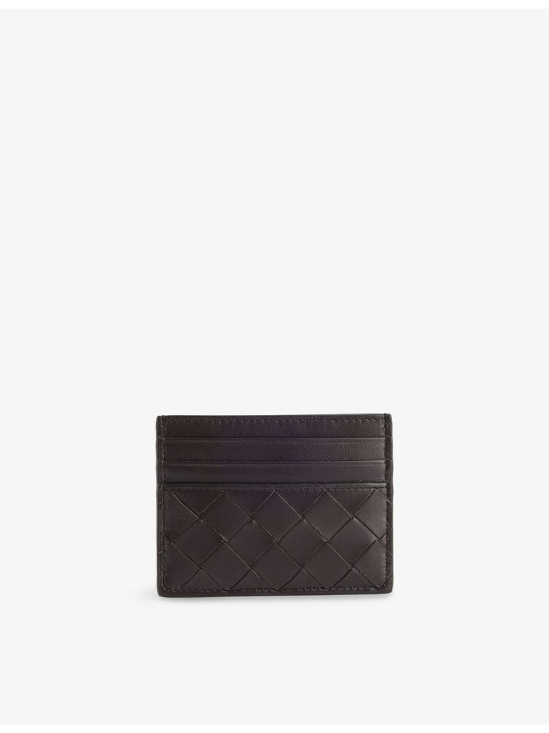 Bottega Veneta Intrecciato-Weave leather card holder nappa leather - British product