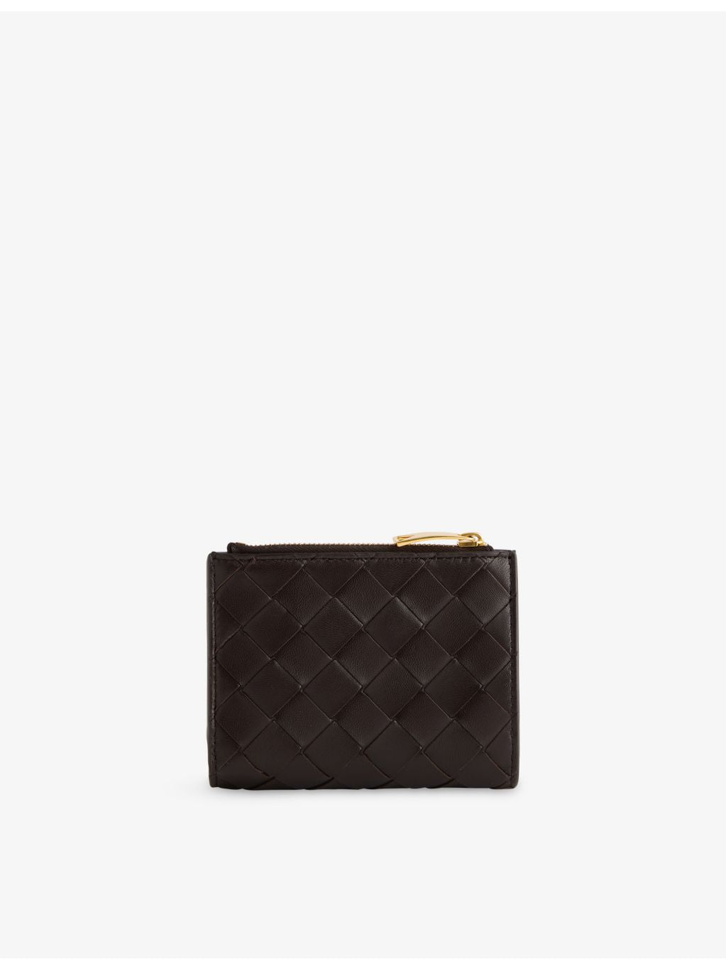 Bottega Veneta Intrecciato compact leather wallet, UK version