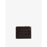 Bottega Veneta Intrecciato compact leather wallet, UK version