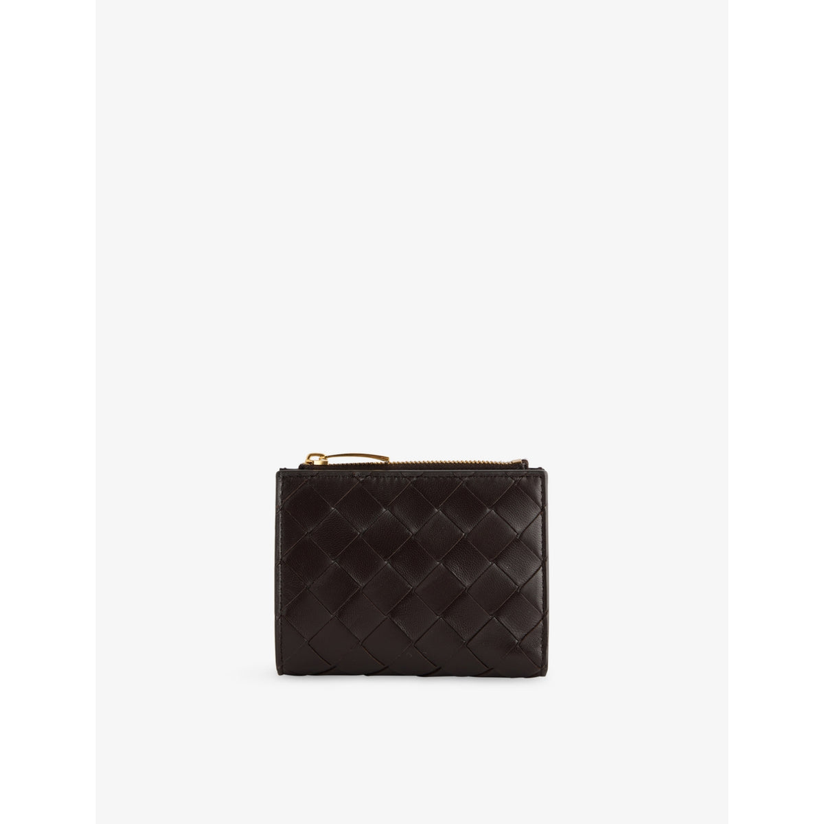 Bottega Veneta Intrecciato compact leather wallet, UK version
