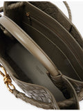 Bottega Veneta Andiamo Intrecciato medium leather top-handle bag, imported from the UK