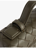 Bottega Veneta cross-body bag with woven leather design - British product