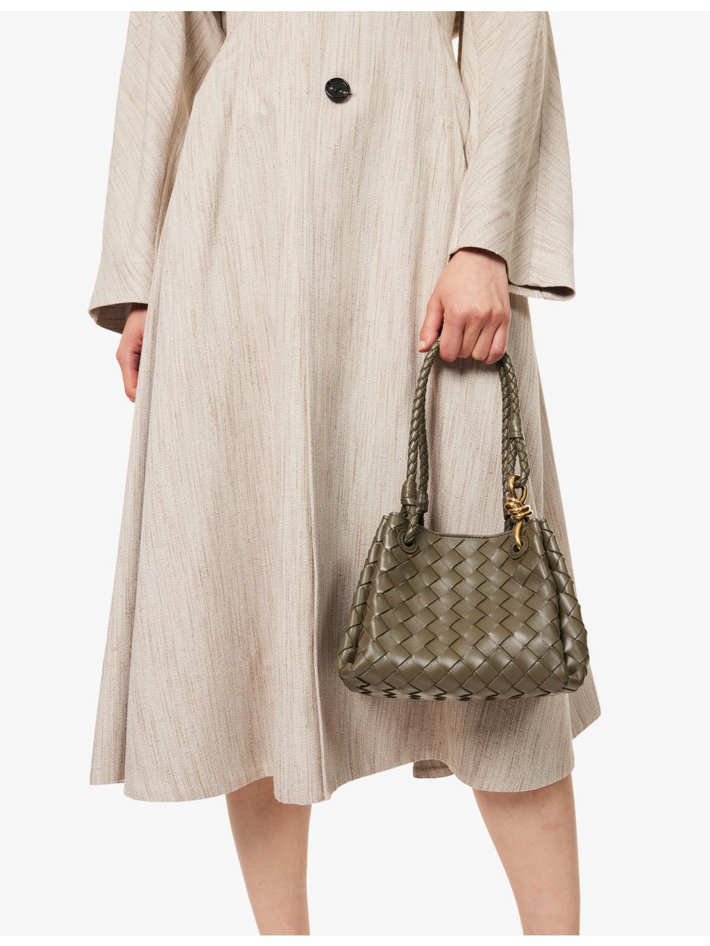 Bottega Veneta Parachute mini leather tote bag, UK version